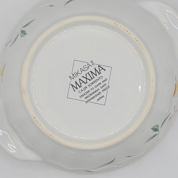 Mikasa Maxima Sorrento Individual Casserole with Lid Original Box Vintage Japan - Picture 6 of 13